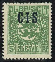 Dienstmarkenserie 1920 mit Aufdruck "C.I.S.", alle 14 Werte ...