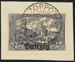 3 Mk. schwarzgrauviolett, farbfrisch und perfekt gezähnt auf sehr ...