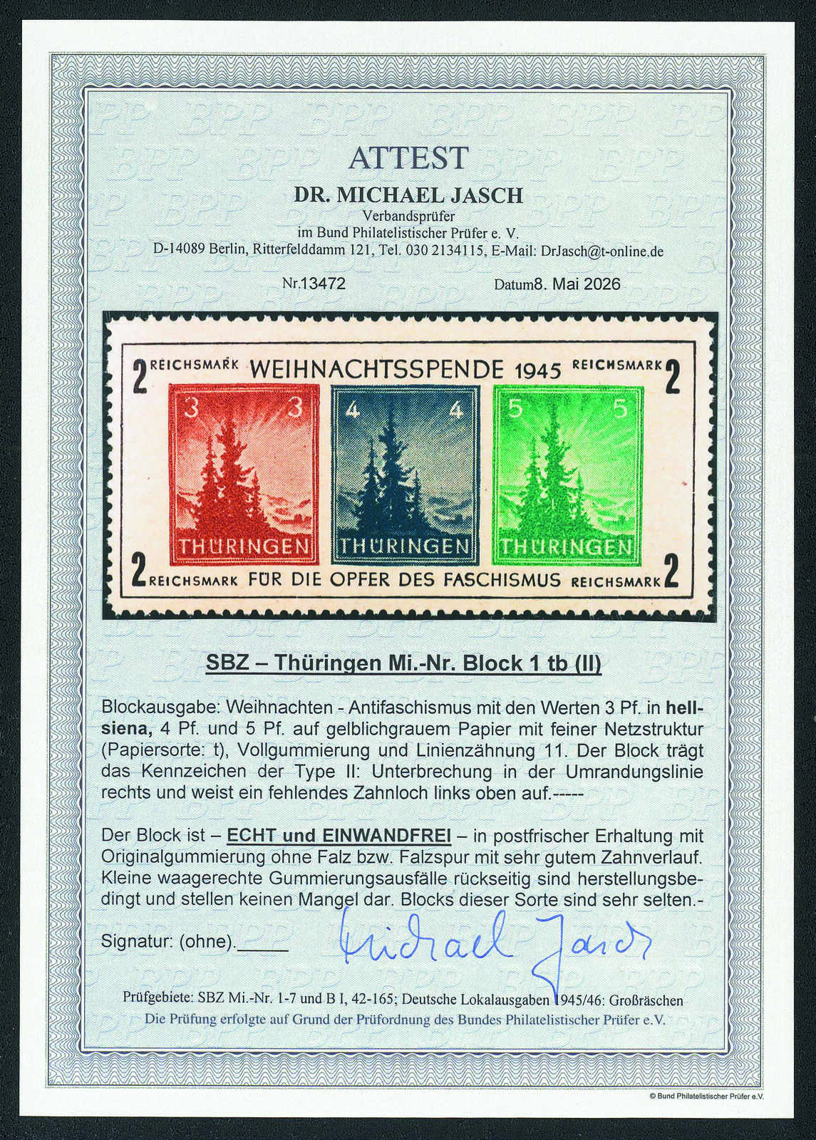 Image 1 for lot number 3356 for Gert Müller 131st Auction