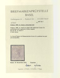 1710: Antigua und Antigua Barbuda - Sammlungen