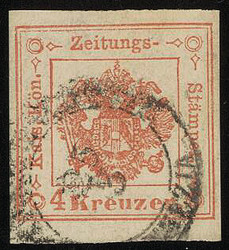 4775: Österreich Lombardei Venetetien Zeitungsstempelmarken