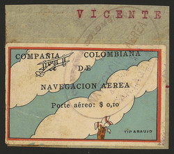 3980: Colombia Compania Colombiana de Navegacion Aérea - Airmail stamps