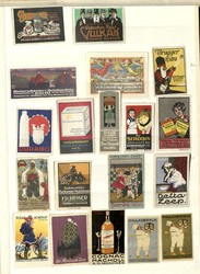 7740: Collections and Lots Poster Stamps, Vignettes - Collections