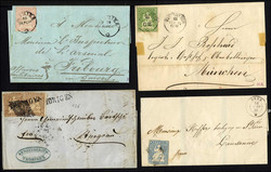 7240: Sammlungen und Posten Altschweiz - Briefe Posten