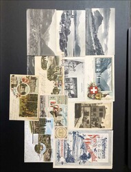 um 1900: DIVERSE KANTONE, einige Kt. LUZERN: alle verschieden, dabei ...