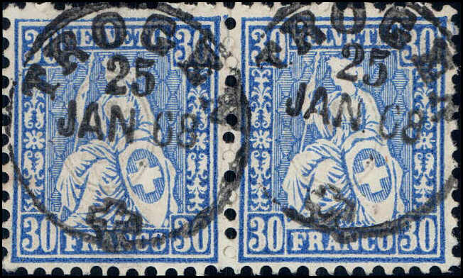 Lot 1329 - schweiz Schweiz Sitzende Helvetia gezähnt - Rolli Auctions Auction #68 Day 2 Lot 1329 - schweiz Schweiz Sitzende Helvetia gezähnt - Rolli Auctions Auction #68 Day 2