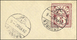 5655147: Switzerland standing Helvetia - Cancellations and seals