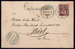 FAHRRAD; All' Heil, sw Foto-Ansichtskarte, 1899, dazu 5 gezeichnete ...