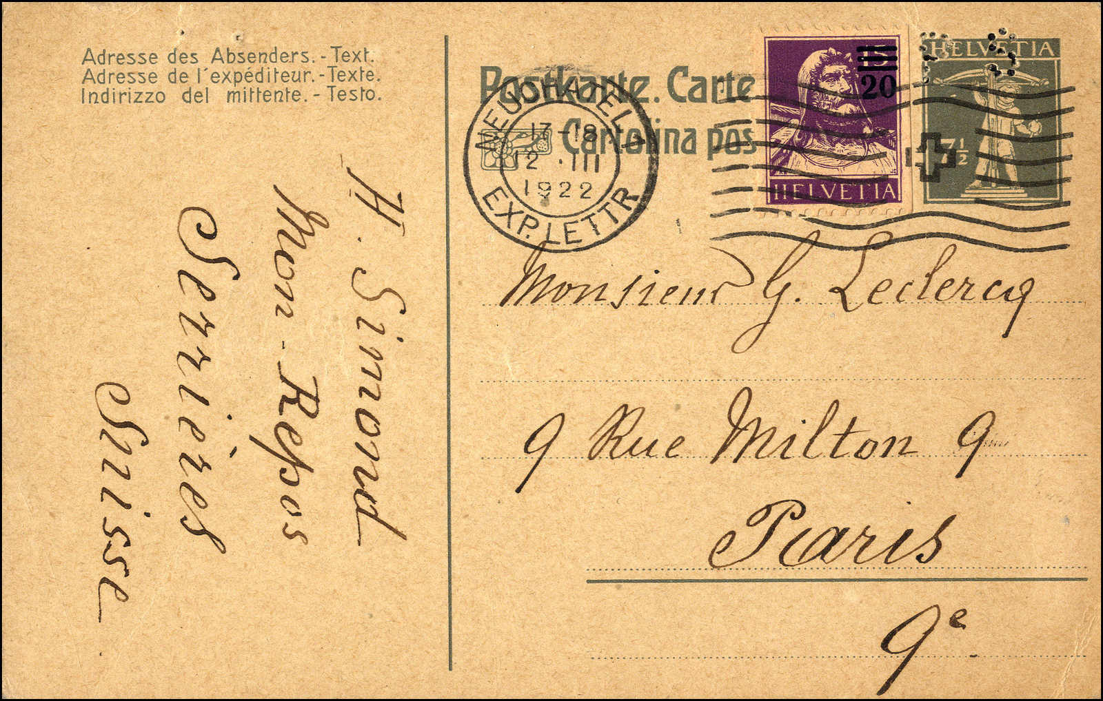 Lot 1510 - schweiz schweiz -  Rolli Auctions Auction #68 Day 2