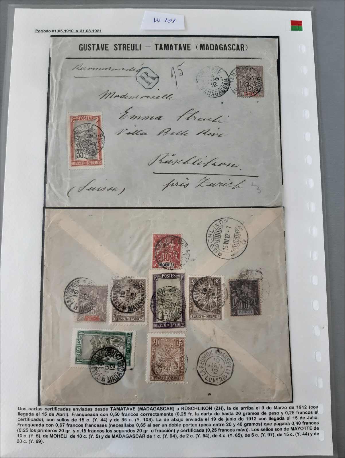 Lot 677 - andere gebiete madagaskar -  Rolli Auctions Auction #68 Day 1