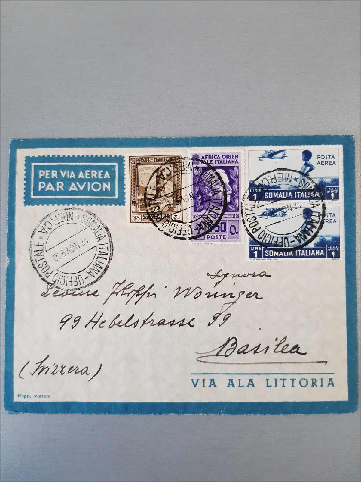 Lot 666 - andere gebiete Italienisch Ostafrika - Rolli Auctions Auction #68 Day 1 Lot 666 - andere gebiete Italienisch Ostafrika - Rolli Auctions Auction #68 Day 1