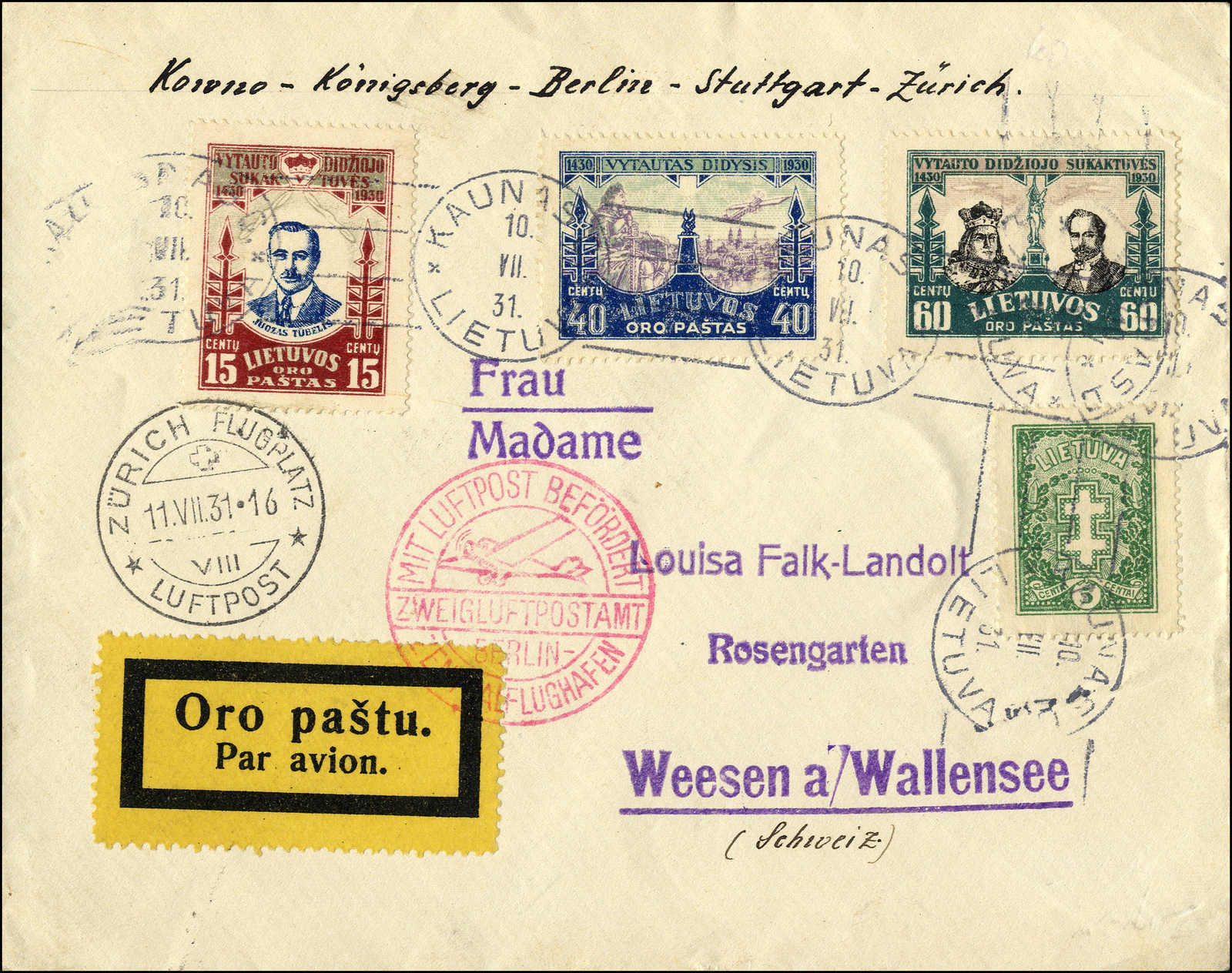 Lot 634 - europa litauen - Rolli Auctions Auction #68 Day 1 Lot 634 - europa litauen - Rolli Auctions Auction #68 Day 1