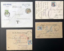 -.15 bis -.50: austaxierte Belege aus PALESTINA, 1914-1938 ...