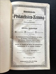 1899: MITTELDEUTSCHE PHILATELISTENZEITUNG, VIII Jahrgang, mit ...