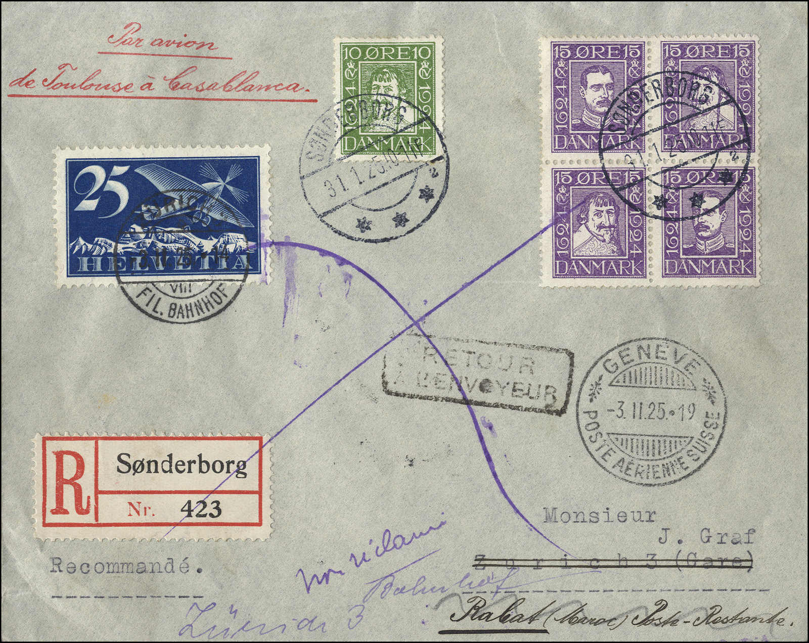 Lot 1460 - schweiz Schweiz - Fremde Flüge (FF) - Rolli Auctions Auction #68 Day 2 Lot 1460 - schweiz Schweiz - Fremde Flüge (FF) - Rolli Auctions Auction #68 Day 2