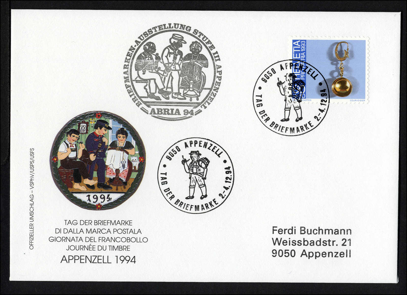 Lot 956 - schweiz Schweiz Tag der Briefmarke -  Rolli Auctions Auction #68 Day 1