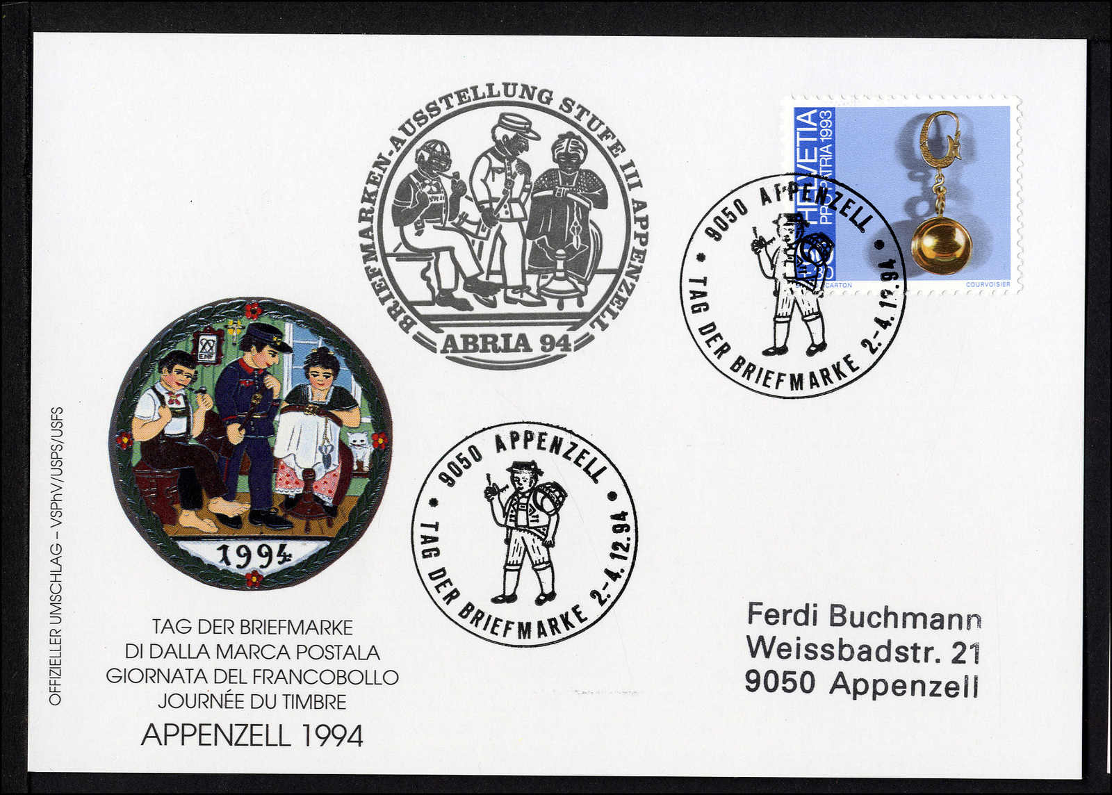 Lot 956 - schweiz Schweiz Tag der Briefmarke -  Rolli Auctions Auction #68 Day 1