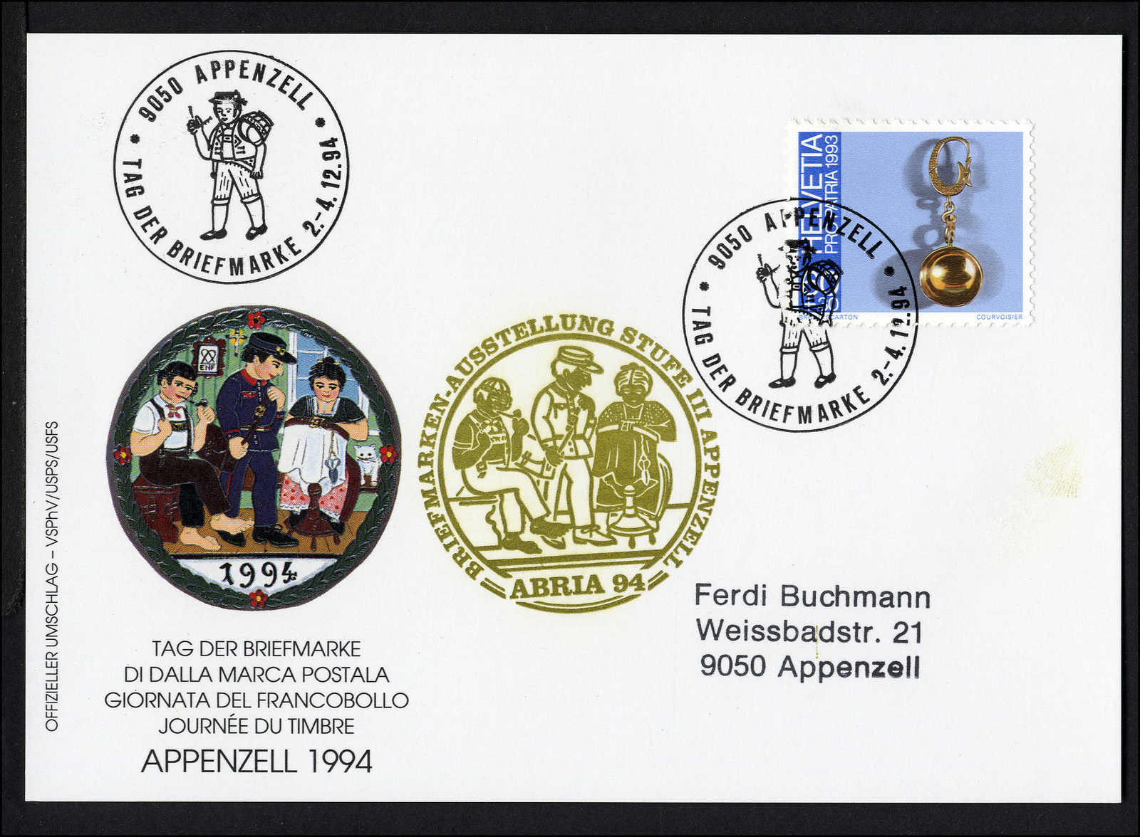 Lot 956 - schweiz Schweiz Tag der Briefmarke -  Rolli Auctions Auction #68 Day 1