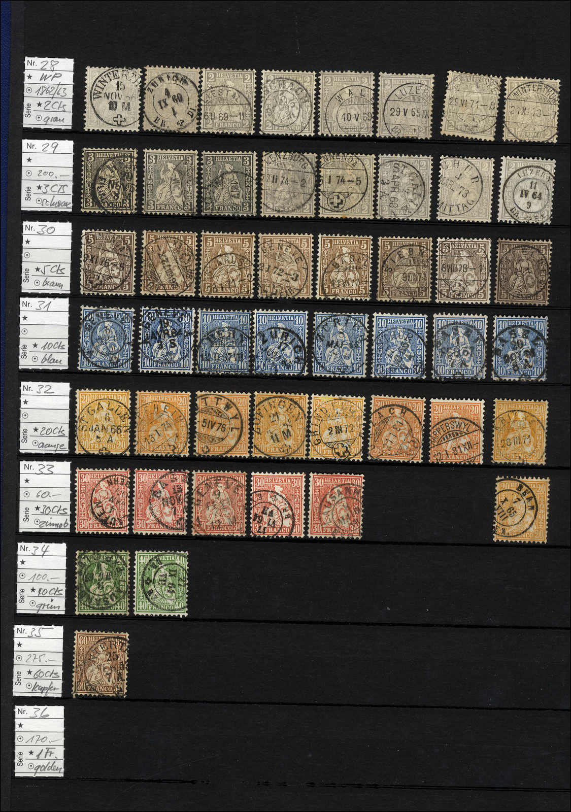 Lot 307 - schweiz schweiz - Rolli Auctions Auction #68 Day 1 Lot 307 - schweiz schweiz - Rolli Auctions Auction #68 Day 1