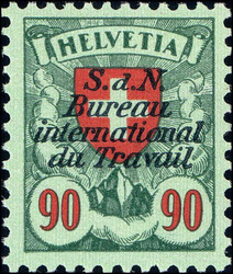 Geriffeltes Papier, komplette Serie