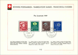 1949: Pro Juventute, BERNE französisch