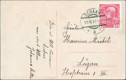 1911-1984: Restlot mit interessanten Belegen, dazu Serie "Huldigung" ...