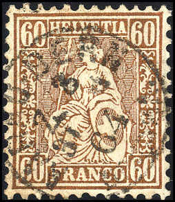 Lot 1328 - schweiz Schweiz Sitzende Helvetia gezähnt - Rolli Auctions Auction #68 Day 2 Lot 1328 - schweiz Schweiz Sitzende Helvetia gezähnt - Rolli Auctions Auction #68 Day 2