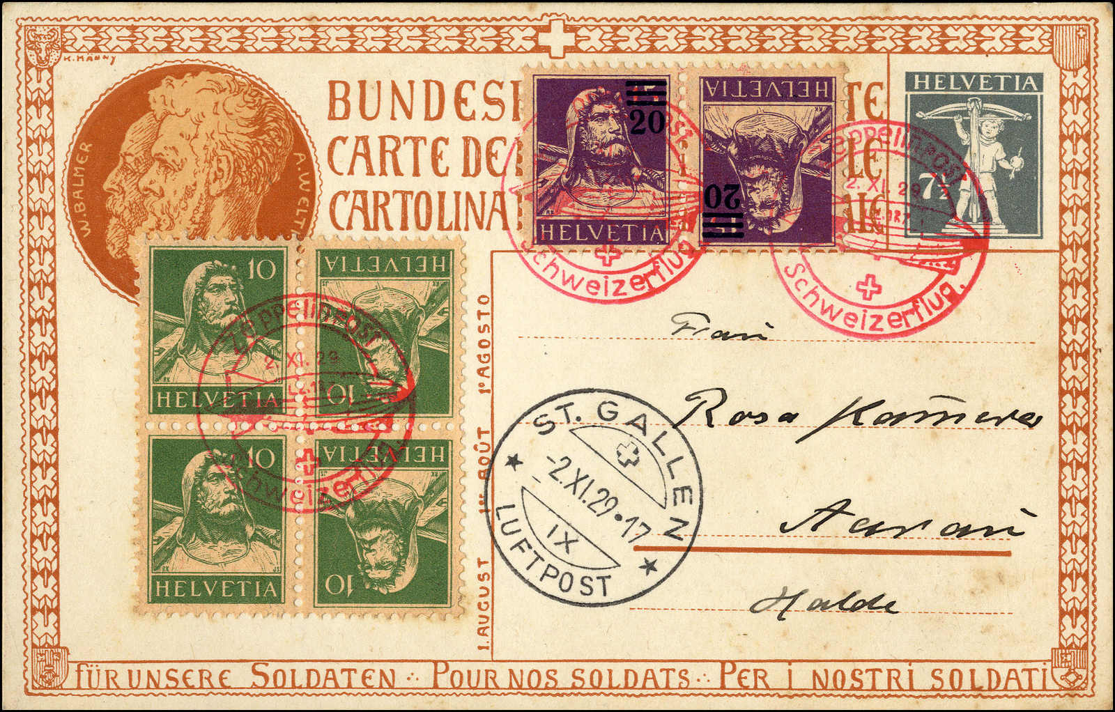 Lot 1447 - schweiz schweiz - Rolli Auctions Auction #68 Day 2 Lot 1447 - schweiz schweiz - Rolli Auctions Auction #68 Day 2