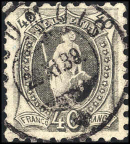 Lot 1353 - schweiz schweiz stehende helvetia -  Rolli Auctions Auction #68 Day 2