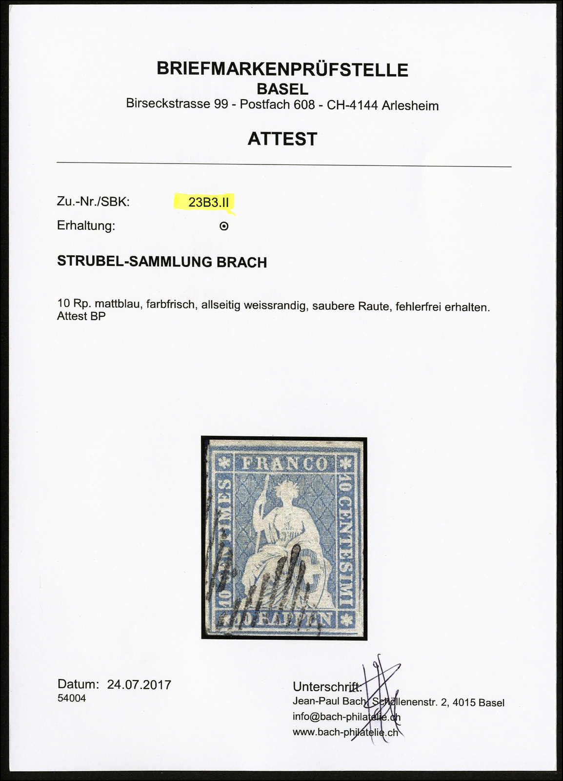 Lot 58 - sammlungen und posten sammlungen und posten altschweiz -  Rolli Auctions Auction #68 Day 1