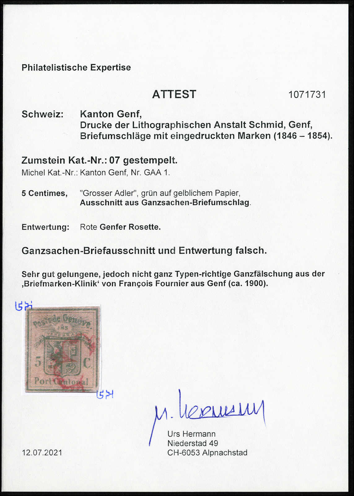 Lot 1 - sammlungen und posten sammlungen und posten altschweiz -  Rolli Auctions Auction #68 Day 1