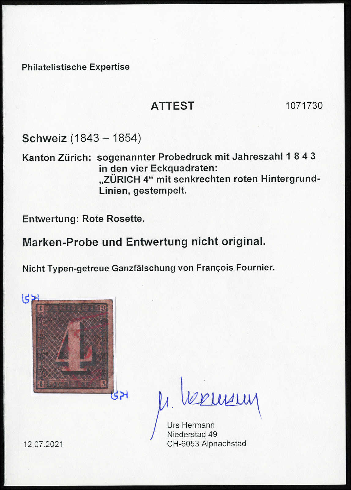 Lot 1 - sammlungen und posten sammlungen und posten altschweiz -  Rolli Auctions Auction #68 Day 1