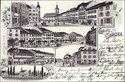 SURSEE, Litho 5, s/w, Stempel 1901Automatically generated translation ...