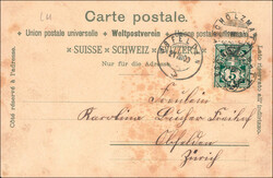 ESCHOLZMATT, Litho 6, farbig, stempel 1900Automatically generated ...