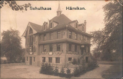 HÄMIKON, s/w, Stempel 1918Automatically generated translation:H&Auml ...