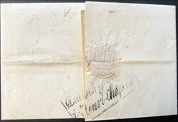 LUCERNE, Faltbrief von 1817 nach FRANCOMONT/BE, rückseitig ...