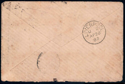 1828-1889: Kleinformatiger Brief ab Bordeaux nach LIVERPOOL, ...