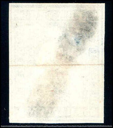 THAYNGEN, diagonal auf vollrandiger Marke, rückseitig minim dünn