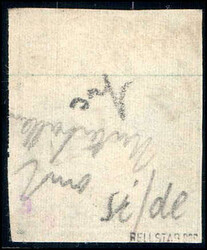 UNTERHALLAU, diagonal auf vollrandiger, rechten unteren Bogenecke