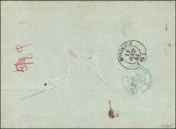 AARAU 12.Augst. 44 schwarz/Suisse BELFORT/LB8K/3 alle rot, sauber auf ...