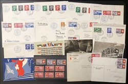 1939: variantenreicher Posten mit LANDI-Belegen, dabei auch ...