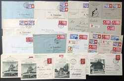 1939: variantenreicher Posten mit LANDI-Belegen, dabei auch ...