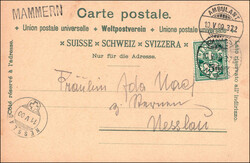 MAMMERN, 4 Bilder, Farblitho, 1900, gestempelt ...