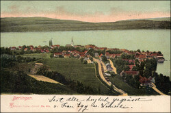 BERLINGEN, Farblitho, 1906, gestempelt BERLINGEN/AMBULANT NO ...