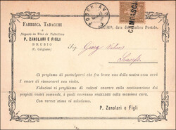 CAMPASCH/POSCHIAVO, saber auf illustrierter Karte, Karte mit Bug