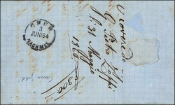 CAMA, sauber auf Faltbrief nach Ilanz