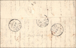 RODELS/ROTHENBRUNNEN, dekorativ auf Faltbrief nach Sagens