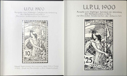 1900 UPU: vielseitige Sammlung mit Abarten, Frankaturen und ...