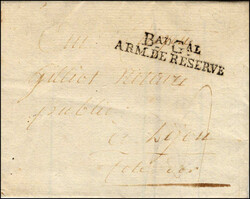 Bad Gal ARM.DE RESERVE, sauber auf Faltbrief ab Zürich vom 26 ...