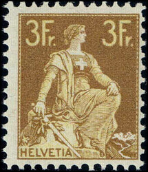 1907-1940: BRUSTBILD/TELL/TELLKNABE/HELVETIA MIT SCHWERT, komplette ...